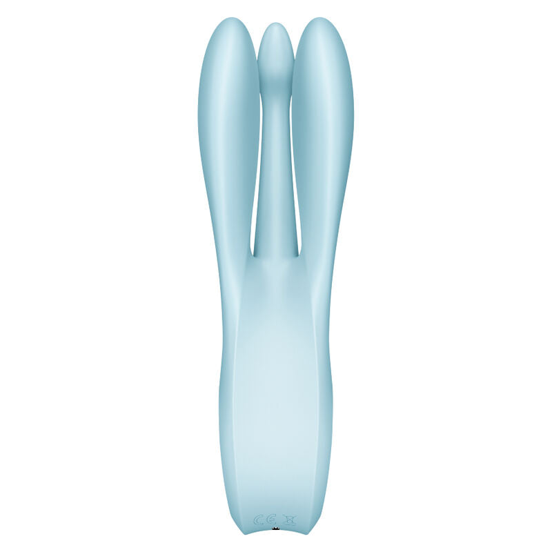 SATISFYER - WIBRATOR THREESOME 1 NIEBIESKI