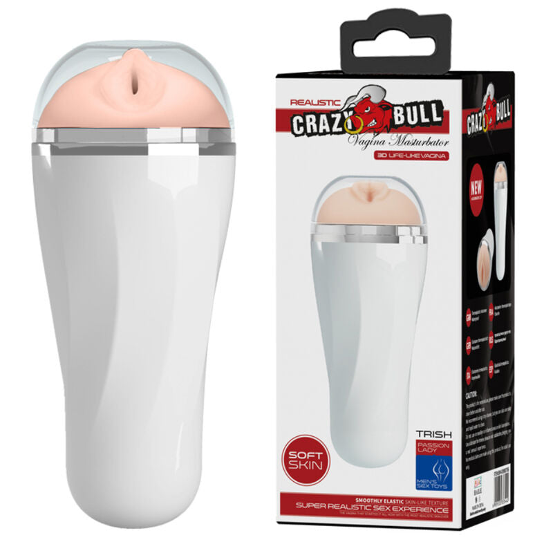 CRAZY BULL - TRISH REALISTYCZNY MASTURBATOR W KSZTAŁCIE WAGINY 3D