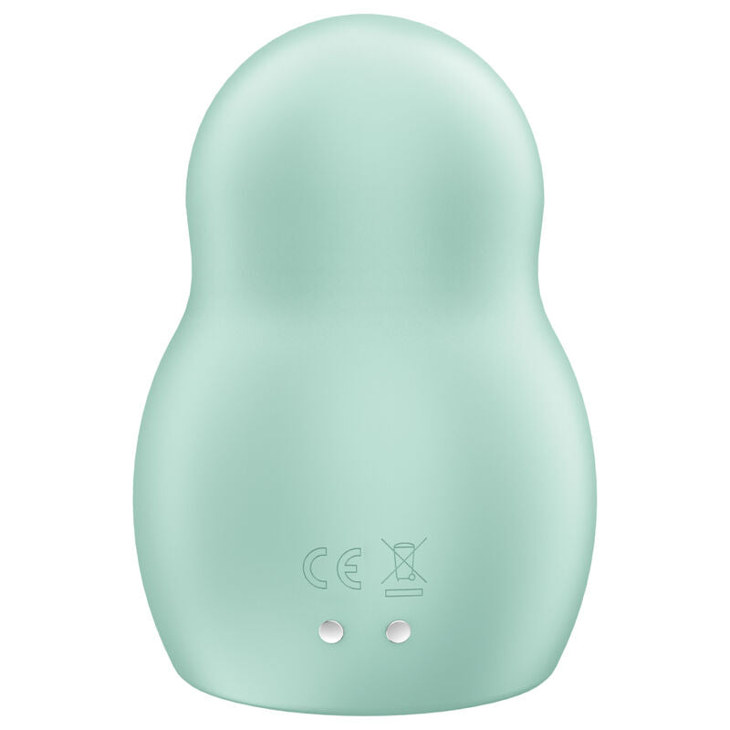 SATISFYER - PRO TO GO 1 PODWÓJNY STYMULATOR POWIETRZNY I WIBRATOR ZIELONY