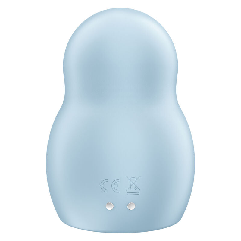 SATISFYER - PRO TO GO 1 PODWÓJNY STYMULATOR I WIBRATOR Z TECHNOLOGIĄ AIR PULSE, NIEBIESKI