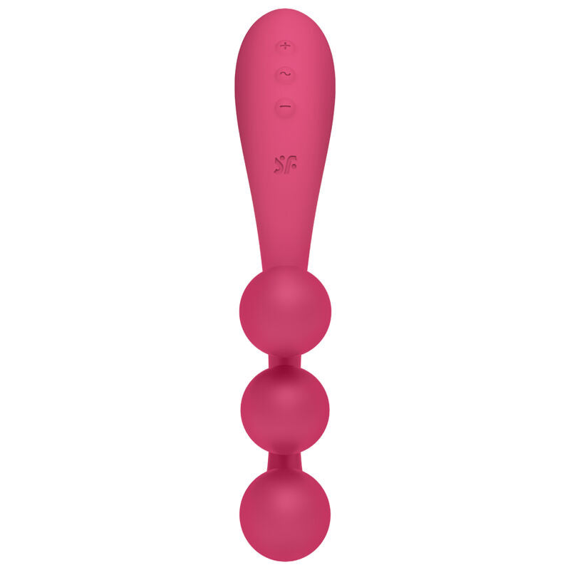 SATISFYER - TRI BALL 1 MULTI WIBRATOR CZERWONY
