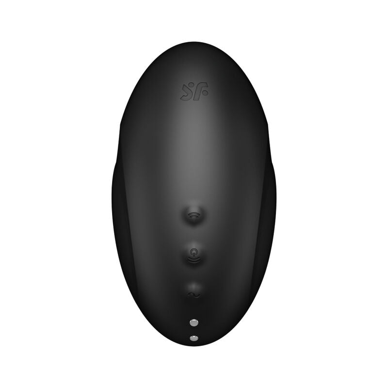 SATISFYER - STYMULATOR POWIETRZNY I WIBRATOR VULVA LOVER 3 CZARNY