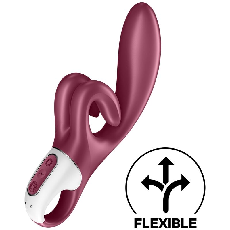 SATISFYER - DOTYKAM MNIE KRÓLIK WIBRUJĄCY CZERWONY