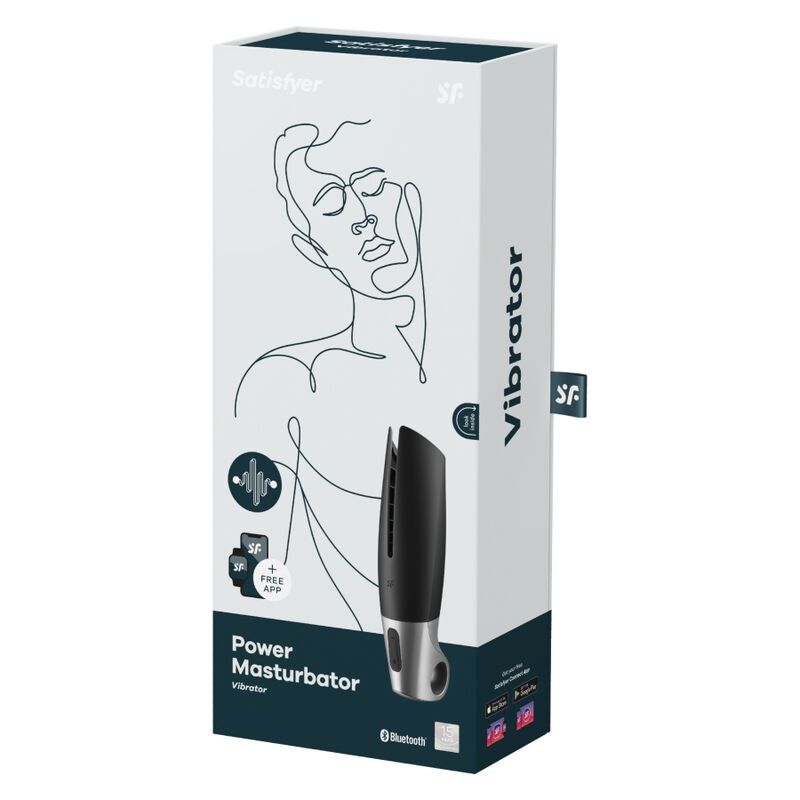 SATISFYER - MASTURBATOR DLA MĘŻCZYZN CZARNY