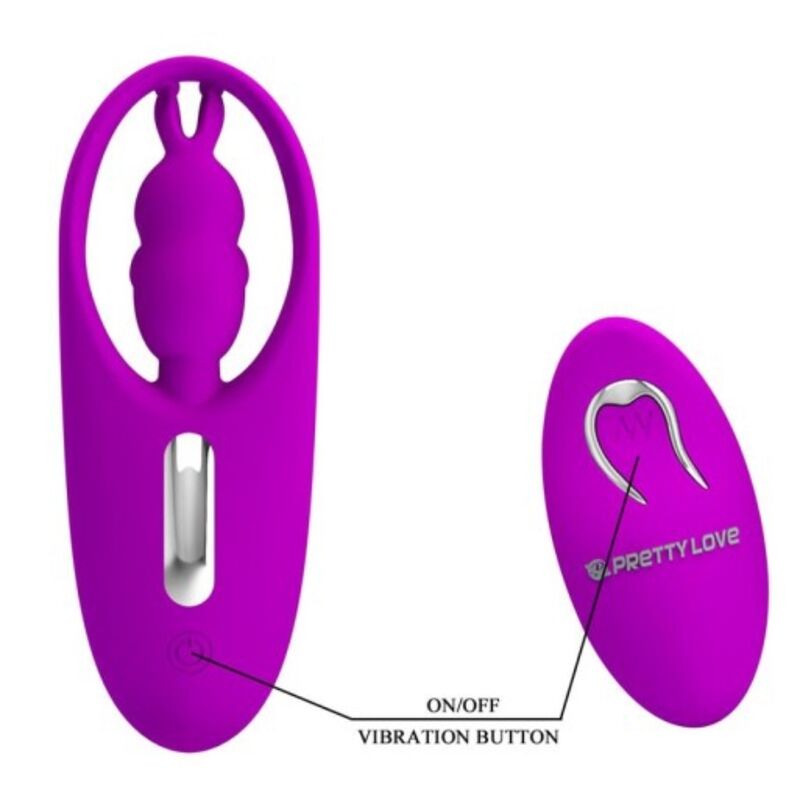 PRETTY LOVE – STYMULATOR DO MAJTEK WILD RABBIT Z PILOTEM LILA