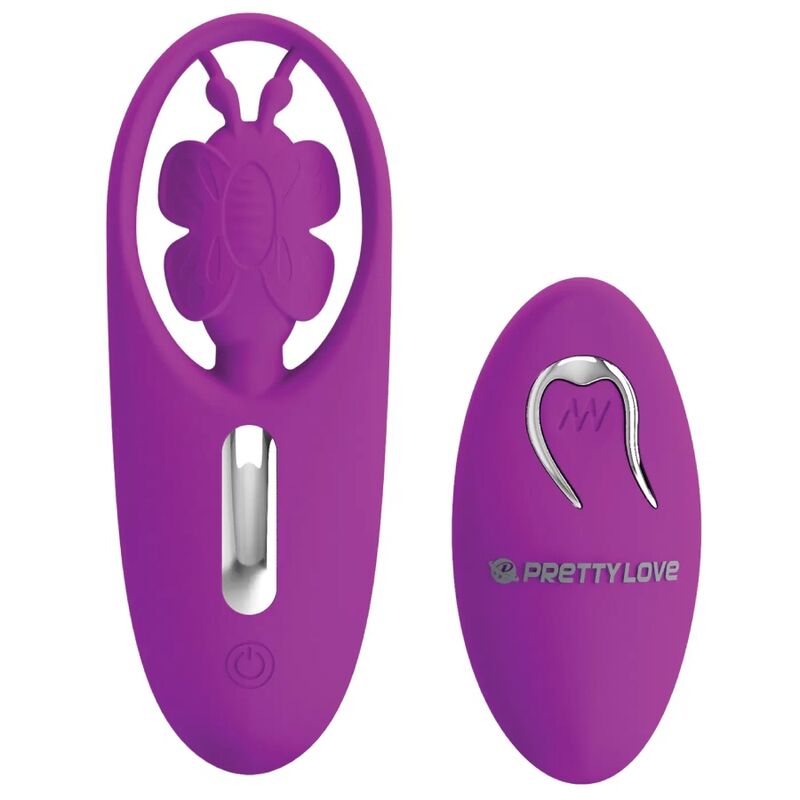 PRETTY LOVE - STYMULATOR WIBRUJĄCY DO MAJTEK Z PILOTEM DANCING BUTTERFLY, LILIOWY