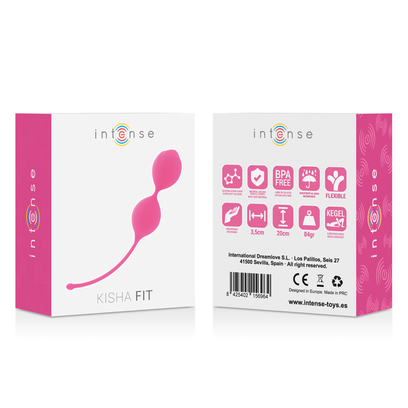 INTENSE - KISHA FIT SILIKONOWY KEGEL FUKSJA