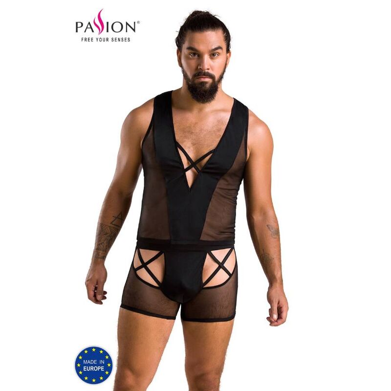 PASSION - 054 KOMPLET OSCAR CZARNY S/M