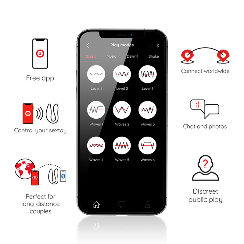 ONINDER - LISBOA CZARNY STYMULATOR PUNKTU G I ŁECHTACZKI - DARMOWA APLIKACJA