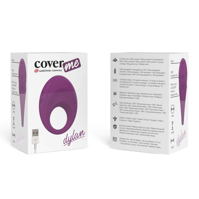 COVERME - DYLAN AKUMULATOROWY PIERŚCIEŃ + PILOT ZDALNEGO STEROWANIA WATCHME