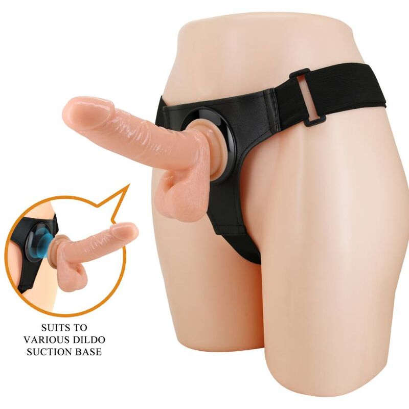 PRETTY LOVE - MAJTKI UPRZĄŻ UNIWERSALNA UPRZĄŻ Z DILDO TOM 20 CM NATURALNE