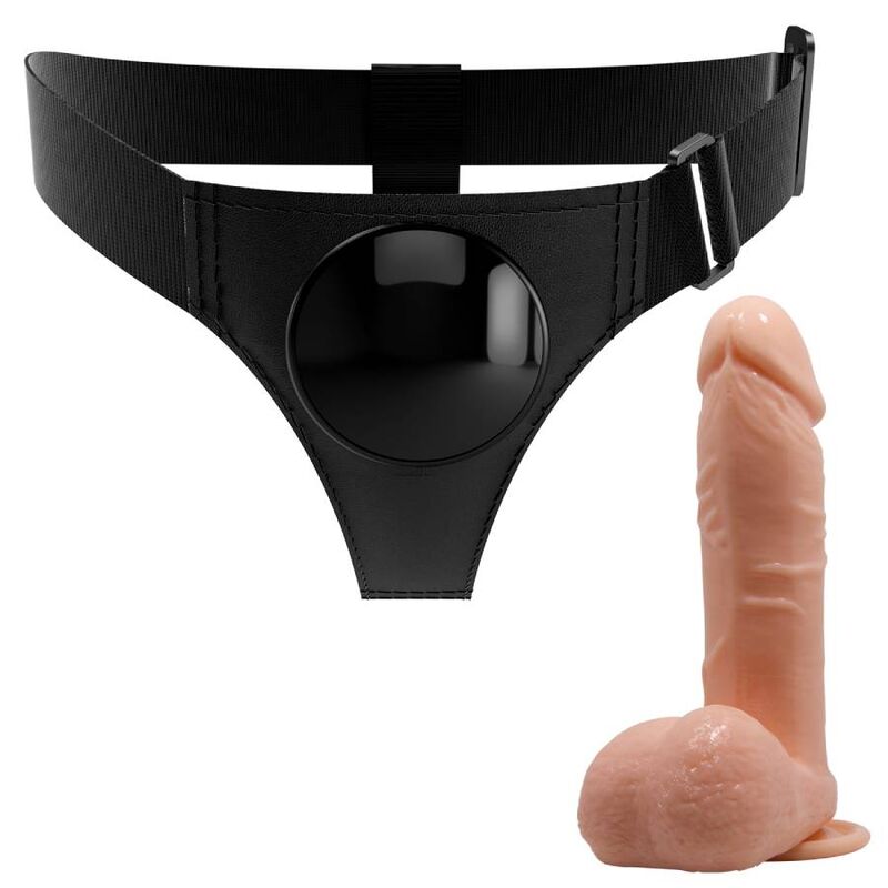 PRETTY LOVE - MAJTKI UPRZĄŻ UNIWERSALNA UPRZĄŻ Z DILDO TOM 20 CM NATURALNE