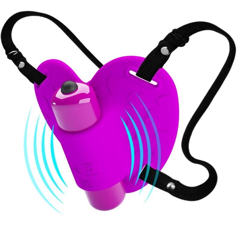 PRETTY LOVE - STYMULATOR ŁECHTACZKI HEARTBEAT 10 TRYBÓW WIBRACJI FIOLETOWY