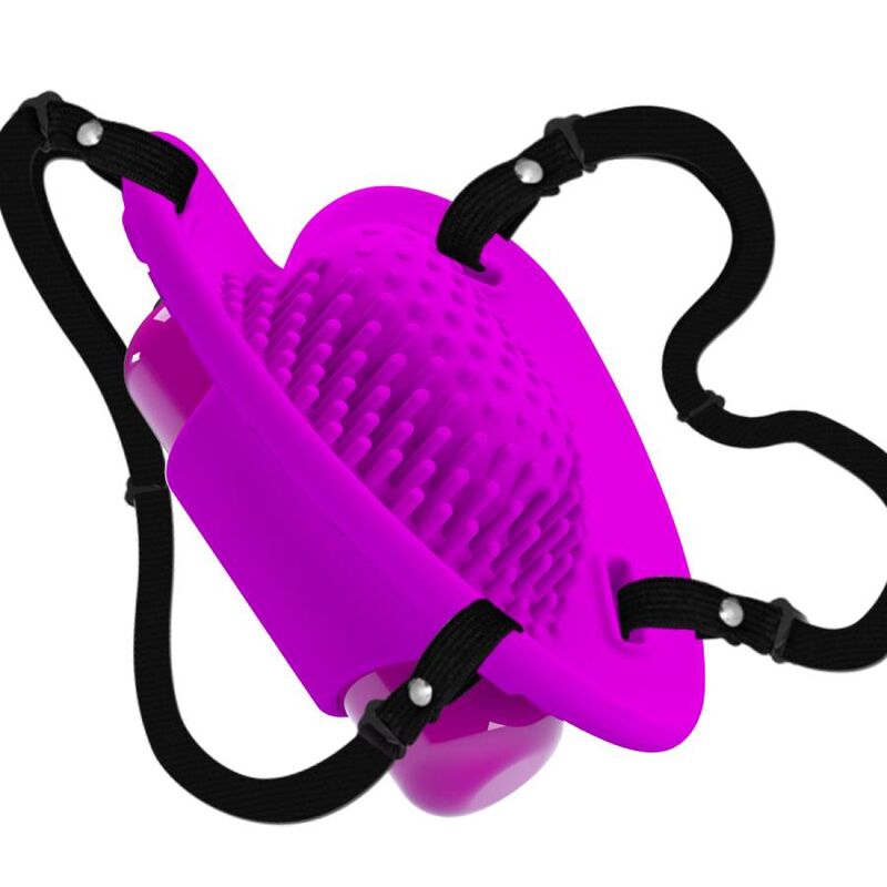 PRETTY LOVE - STYMULATOR ŁECHTACZKI HEARTBEAT 10 TRYBÓW WIBRACJI FIOLETOWY