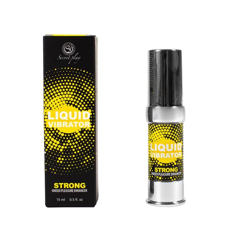 SECRETPLAY - PŁYNNY WIBRATOR STYMULATOR UNISEX MOCNY 15 ML