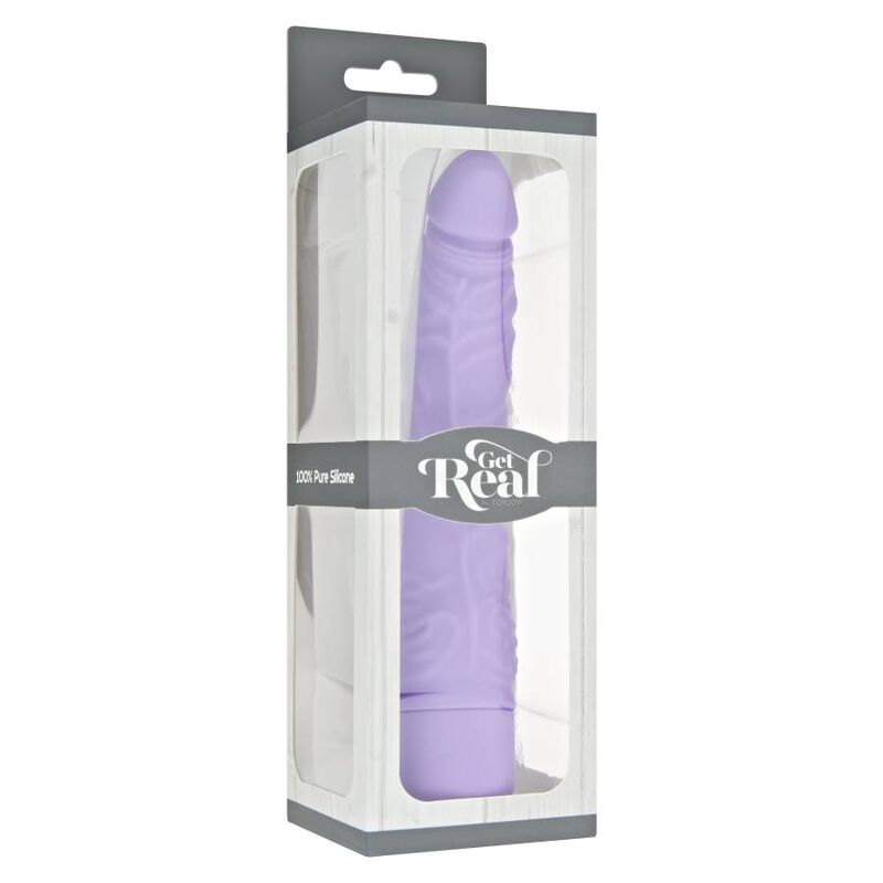 GET REAL - KLASYCZNY WIBRATOR SLIM FIOLETOWY