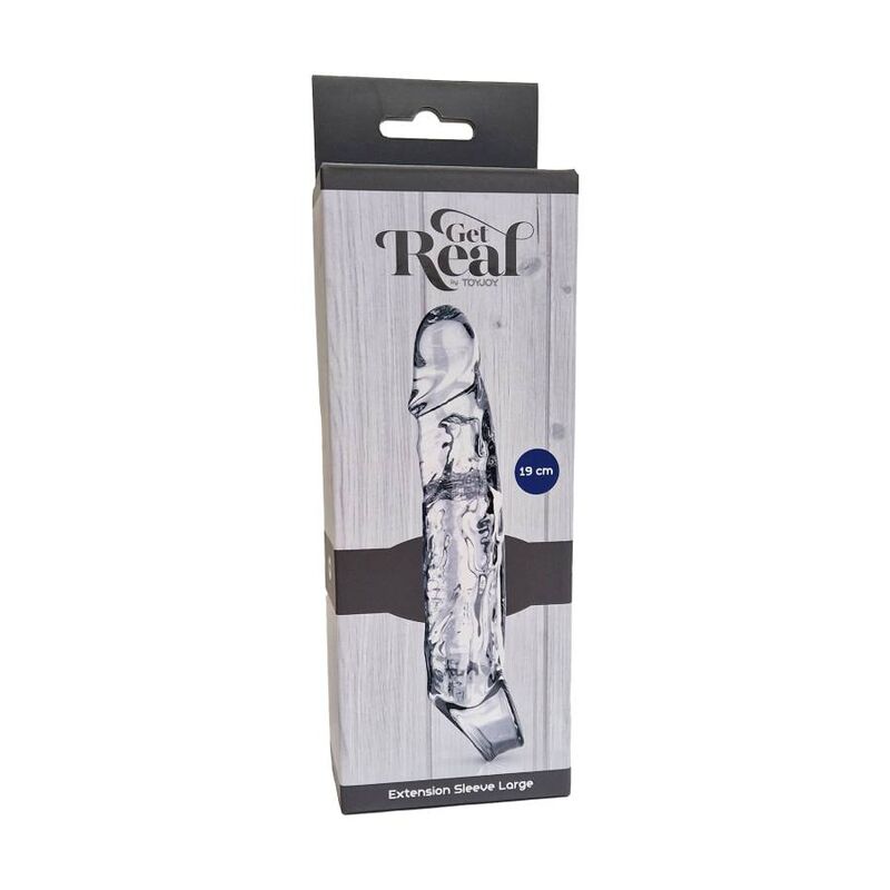 GET REAL – PRZEDŁUŻENIE DŁUGIE 19 CM PRZEŹROCZYSTE