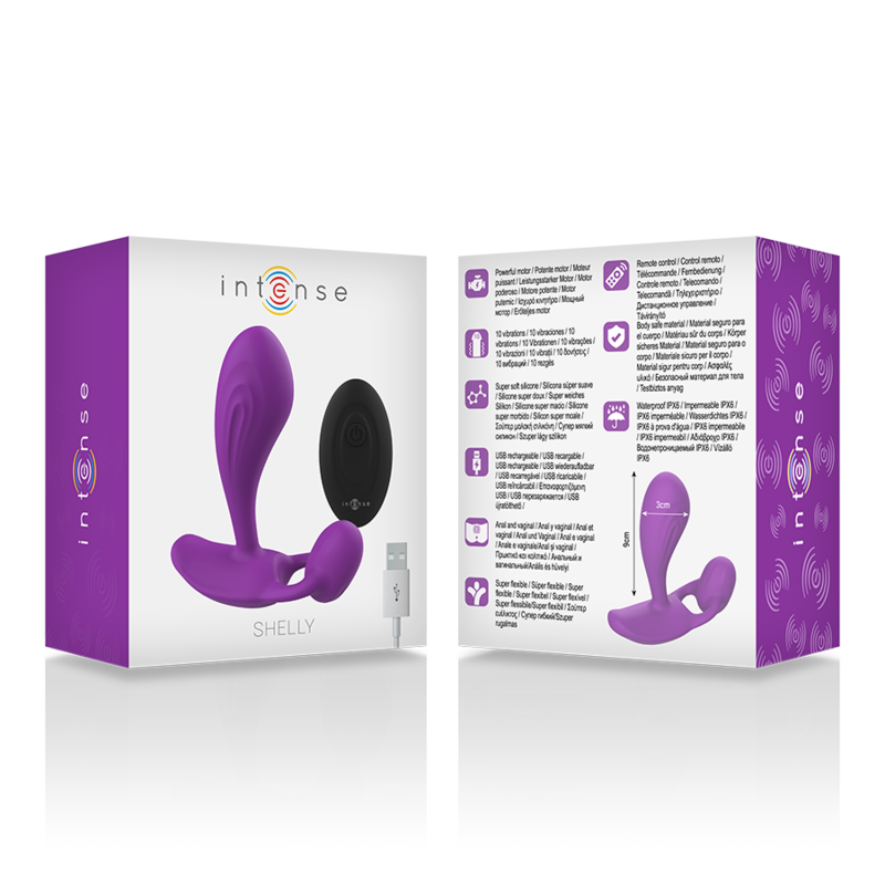 INTENSYWNY – SHELLY PLUG ANAL ZDALNE STEROWANIE FIOLETOWY