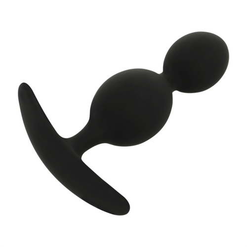 BLACK&SILVER - ORSON PLUG SILIKONOWY 2 FALE ANALNE 9 CM