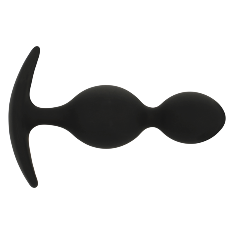 BLACK&SILVER - ORSON PLUG SILIKONOWY 2 FALE ANALNE 9 CM