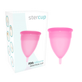 STERCUP - KUBECZEK MENSTRUACYJNY SILIKONOWY RÓŻOWY - ROZMIAR S
