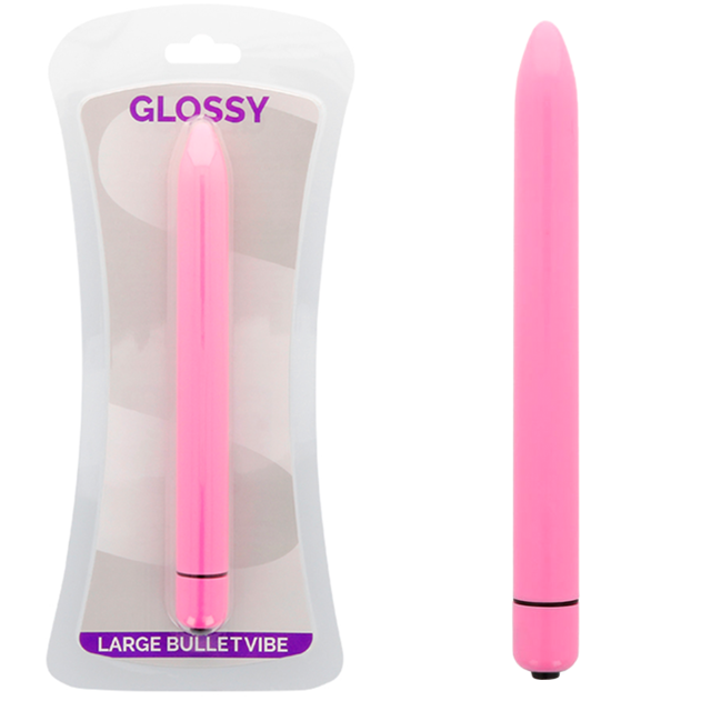 BŁYSZCZĄCY – SMUKŁY WIBRATOR DEEP ROSE