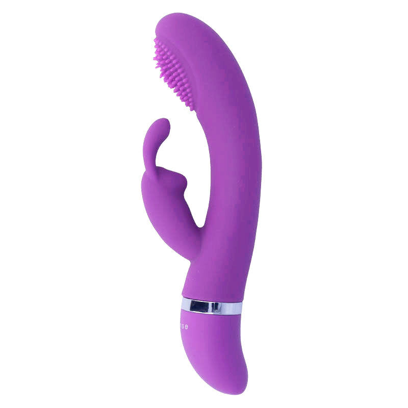 INTENSE - LILAC RUCHOMY WIBRATOR-KRÓLIK Z SILIKONU SUSY
