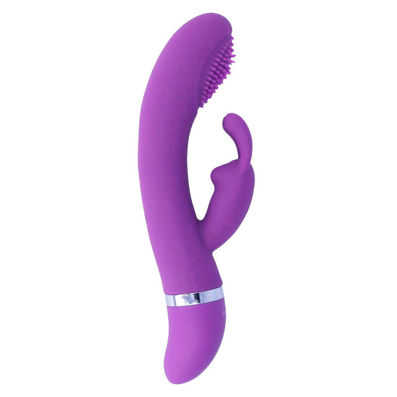 INTENSE - LILAC RUCHOMY WIBRATOR-KRÓLIK Z SILIKONU SUSY