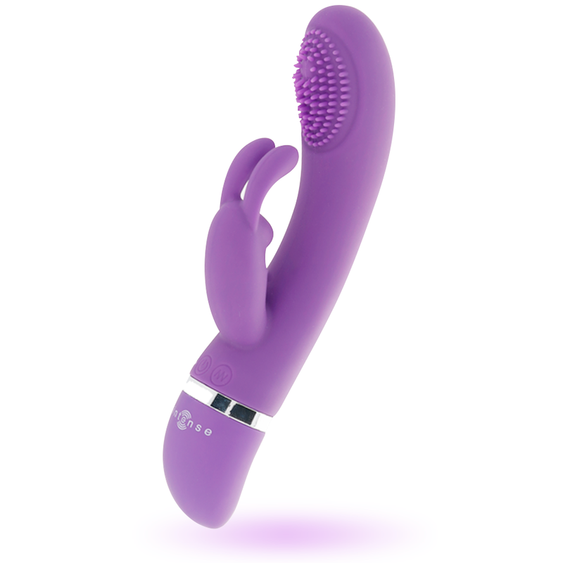 INTENSE - LILAC RUCHOMY WIBRATOR-KRÓLIK Z SILIKONU SUSY