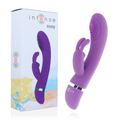 INTENSE - LILAC RUCHOMY WIBRATOR-KRÓLIK Z SILIKONU SUSY