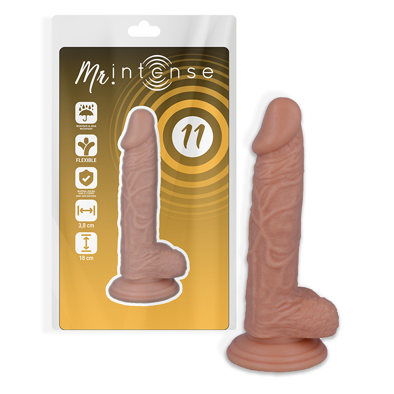 MR INTENSE - 11 REALISTYCZNY PENIS 18 CM -O- 3.8 CM