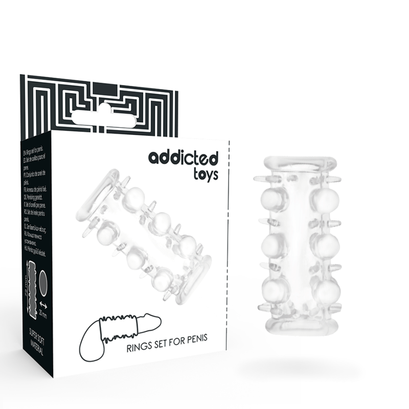ADDICTED TOYS - RĘKAW NA PENISA PRZEŹROCZYSTY