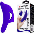 PRETTY LOVE - DELPHINI MOCNY CIEMNONIEBIESKI STYMULATOR PALCOWY
