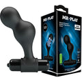 MR PLAY - CZARNY SILIKONOWY WIBRATOR KOREK ANALNY
