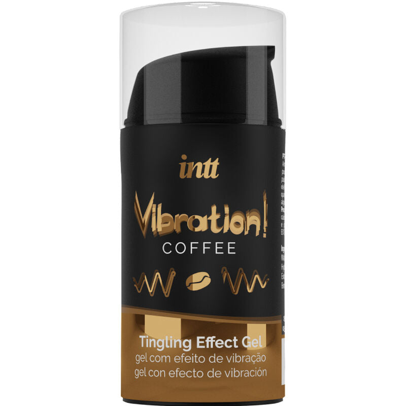 INTT - SILNY INTYMNY STYMULUJĄCY ŻEL WIBRUJĄCY KAWA 15ML