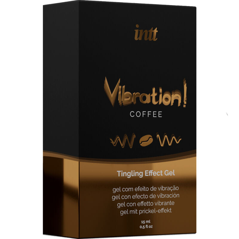 INTT - SILNY INTYMNY STYMULUJĄCY ŻEL WIBRUJĄCY KAWA 15ML