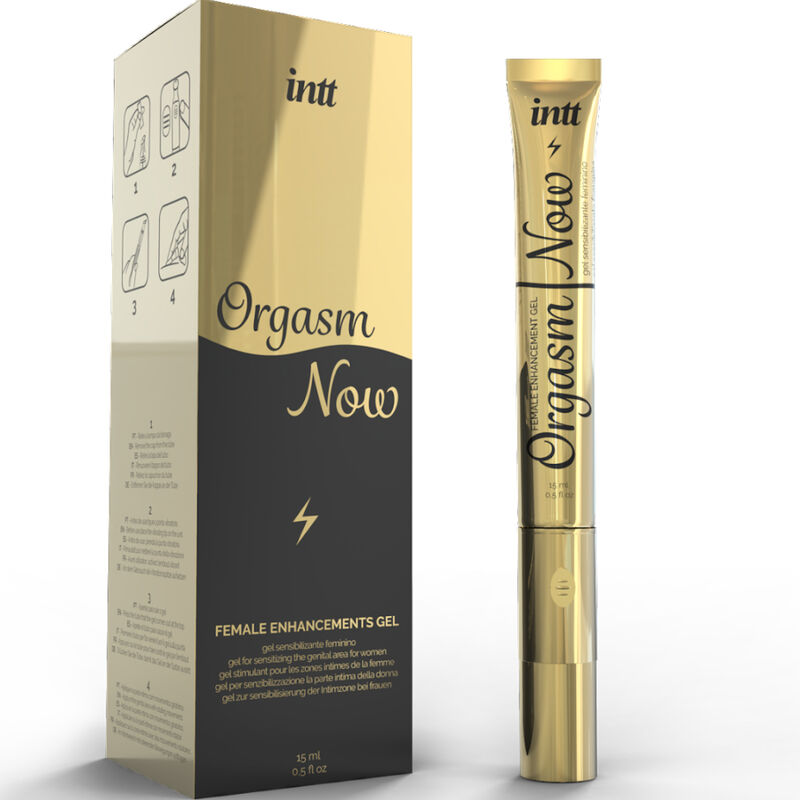 INTT LUBRICANTS - INTENSYWNY ŻEL POBUDZAJĄCY DO POCHWY Z APLIKATOREM WIBRUJĄCYM