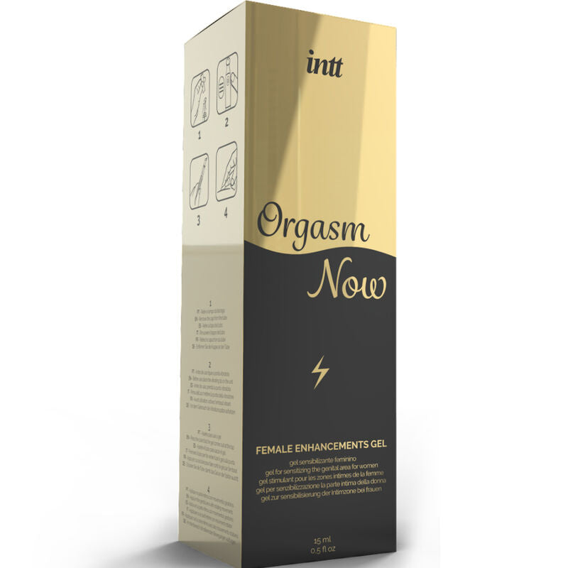 INTT LUBRICANTS - INTENSYWNY ŻEL POBUDZAJĄCY DO POCHWY Z APLIKATOREM WIBRUJĄCYM