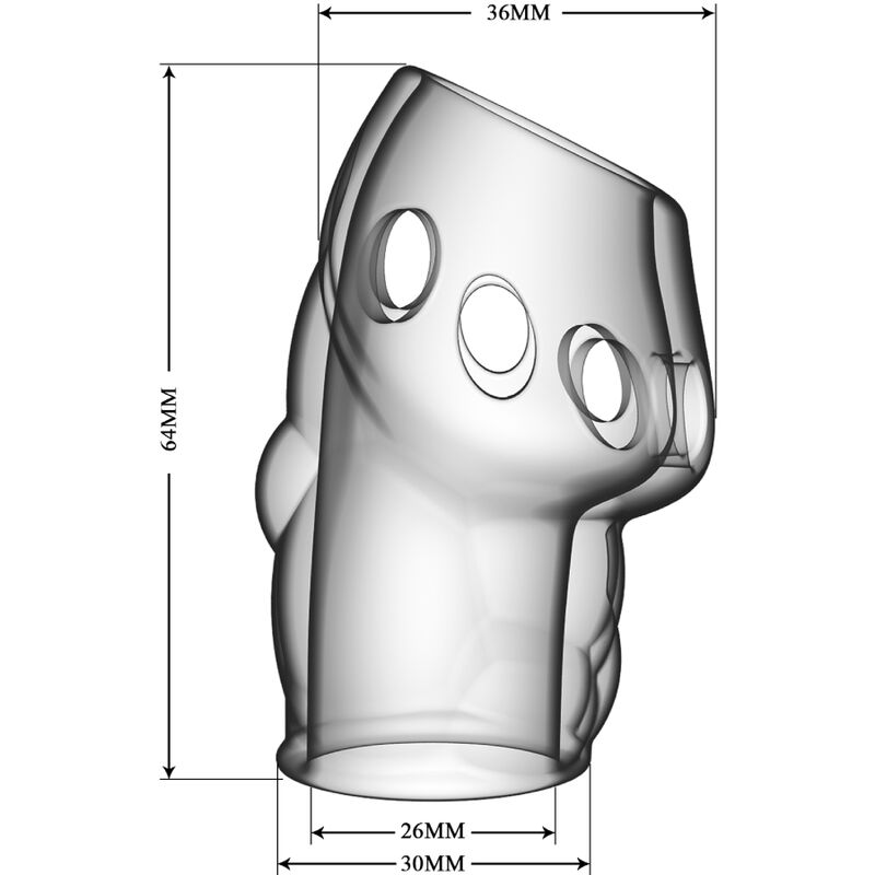 PRETTY LOVE - OSCAR PRZEZROCZYSTY POGRUBIACZ PENISA