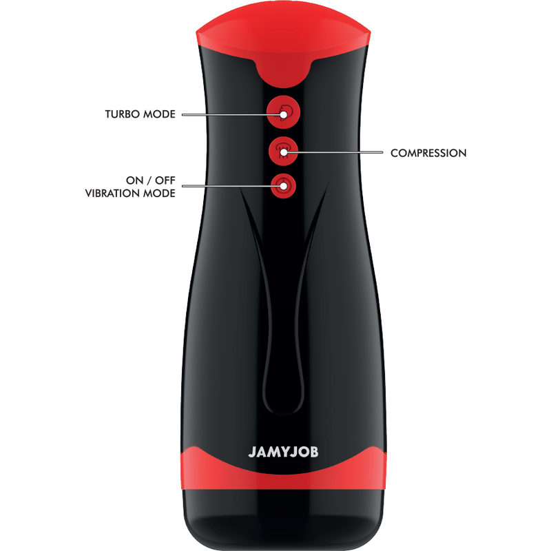 JAMYJOB - WIBRUJĄCO-UCISKAJĄCY MASTURBATOR JANGO