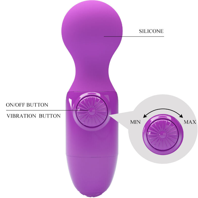 PRETTY LOVE - FIOLETOWY MINI MASAŻER OSOBISTY