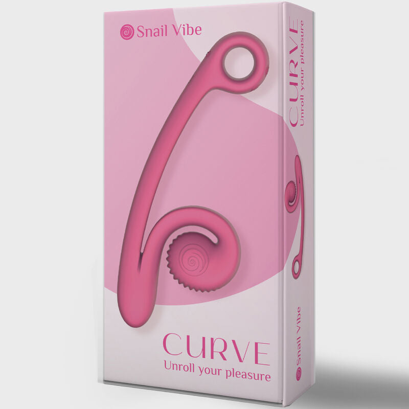 WIBRATOR SNAIL VIBE – CURVE, RÓŻOWY