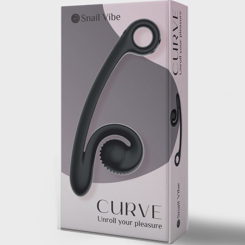 WIBRATOR CURVE CZARNY - SNAIL VIBE