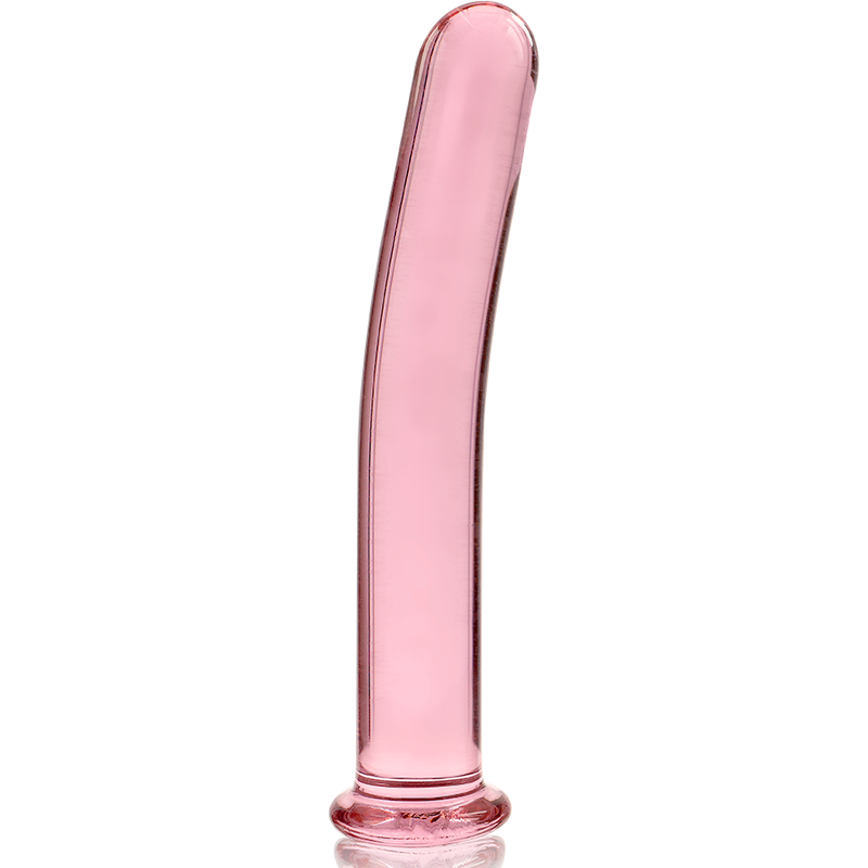 SERIA NEBULA IBIZA - DILDO MODEL 8 ZE SZKŁA BOROKRZEMIANOWEGO RÓŻOWE 14,5 CM -O- 2 CM