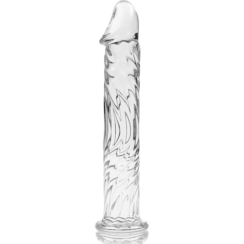 SERIA NEBULA FIRMY IBIZA - MODEL 12 DILDO SZKŁO BOROKRZEMOWE PRZEZROCZYSTE 17 CM -O- 3,5 CM