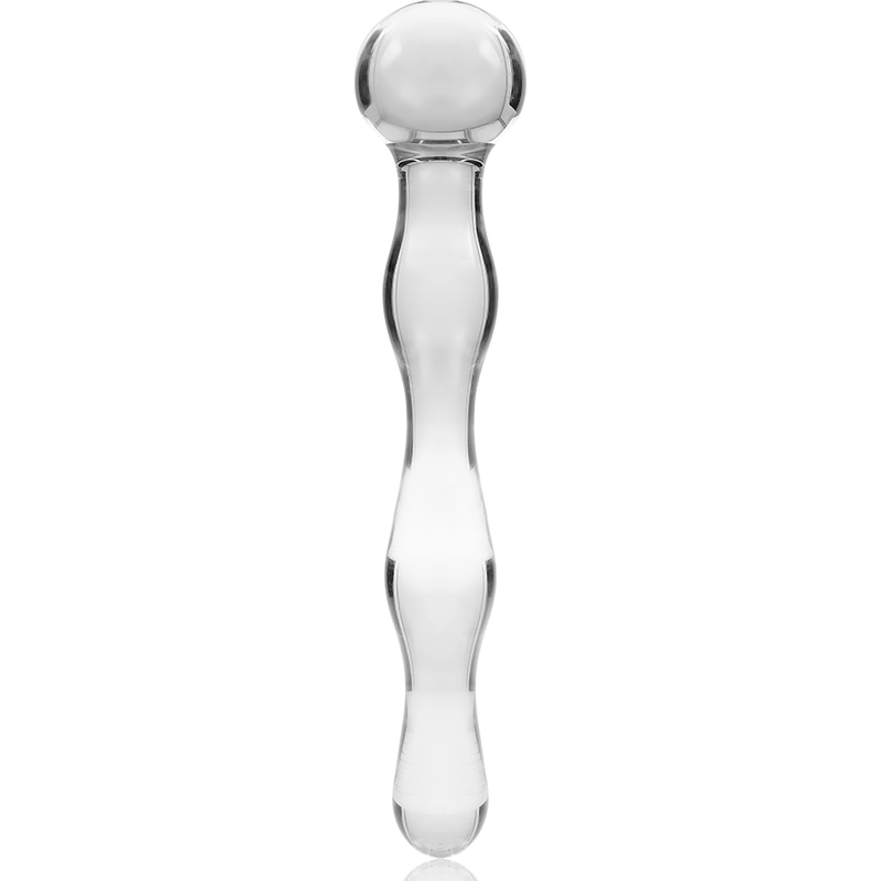 SERIA NEBULA BY IBIZA - MODEL 13 DILDO SZKŁO BOROKRZEMIANOWE PRZEŹROCZYSTE 18 CM -O- 3.5 CM