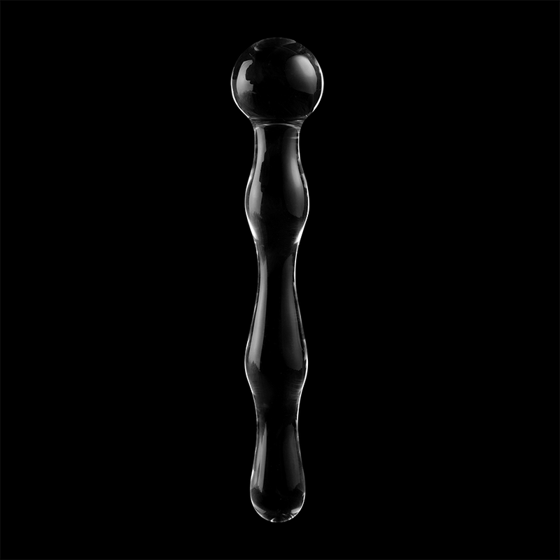 SERIA NEBULA BY IBIZA - MODEL 13 DILDO SZKŁO BOROKRZEMIANOWE PRZEŹROCZYSTE 18 CM -O- 3.5 CM