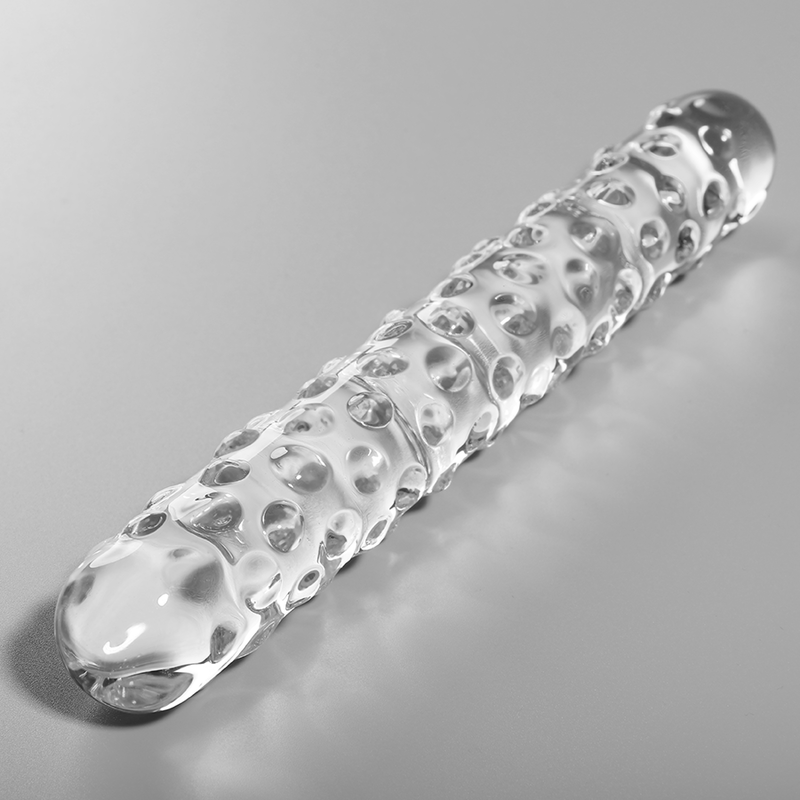 SERIA NEBULA BY IBIZA - MODEL 15 DILDO SZKŁO BOROKRZEMOWE PRZEŹROCZYSTE 18,5 CM -O- 3 CM
