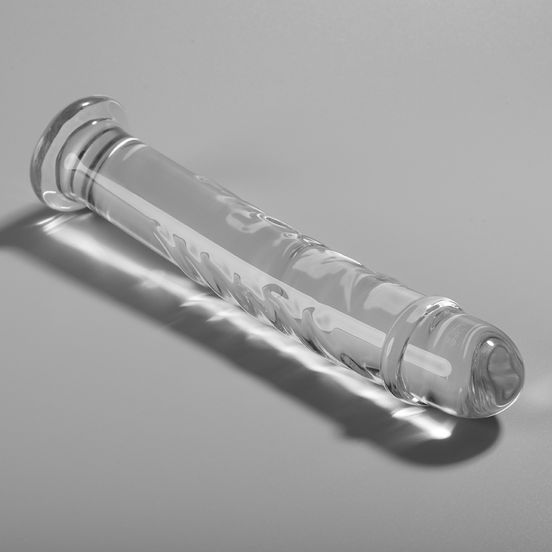 SERIA NEBULA BY IBIZA - MODEL 16 DILDO SZKŁO BOROKRZEMOWE PRZEŹROCZYSTE 18,5 CM -O- 3 CM
