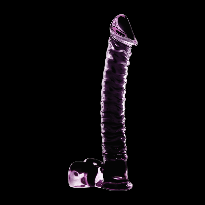 SERIA NEBULA IBIZA - DILDO MODEL 23 ZE SZKŁA BOROKRZEMOWEGO RÓŻOWE 21,5 CM -O- 4 CM